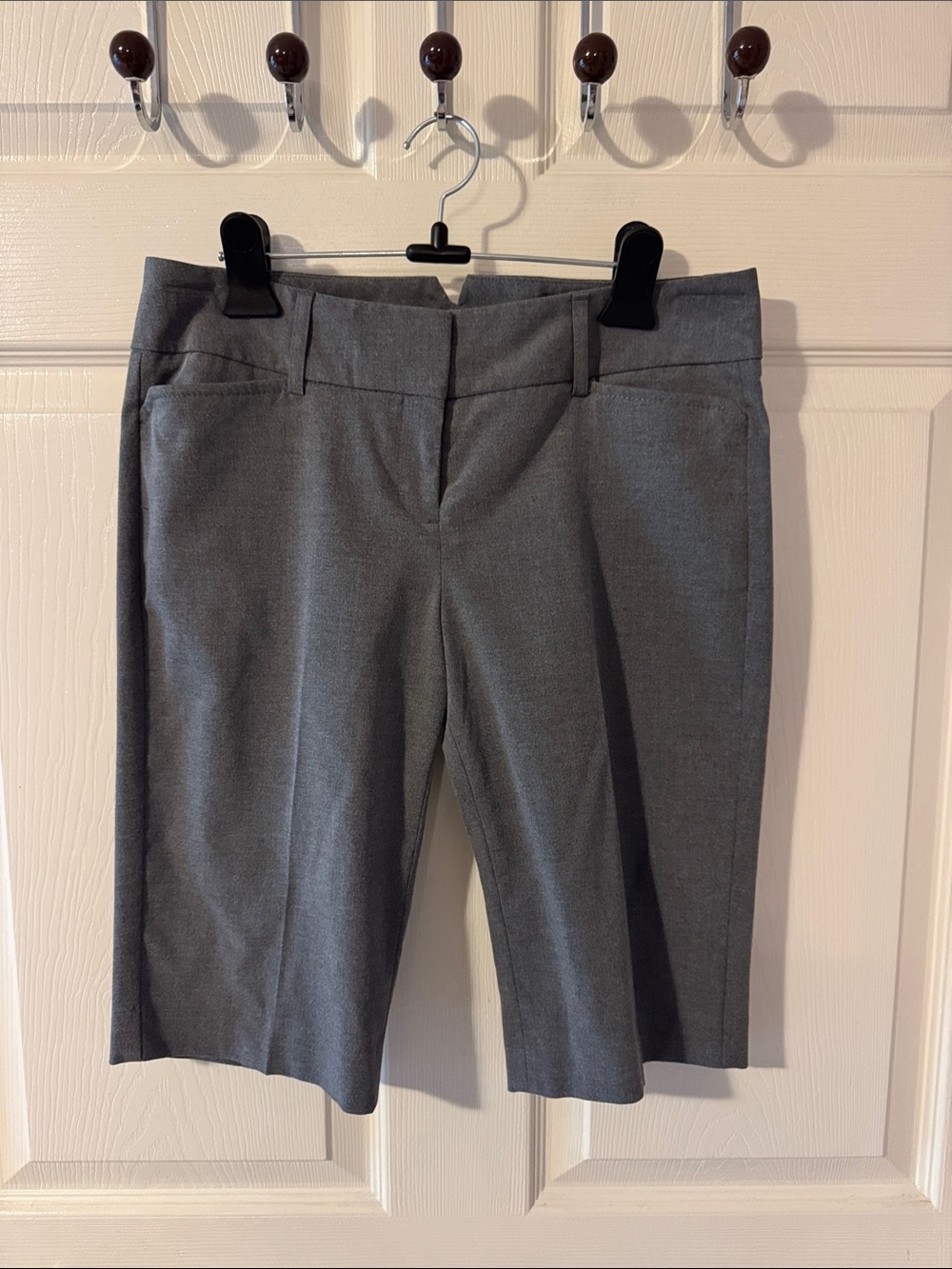 Express Gray Tailored Bermuda Shorts